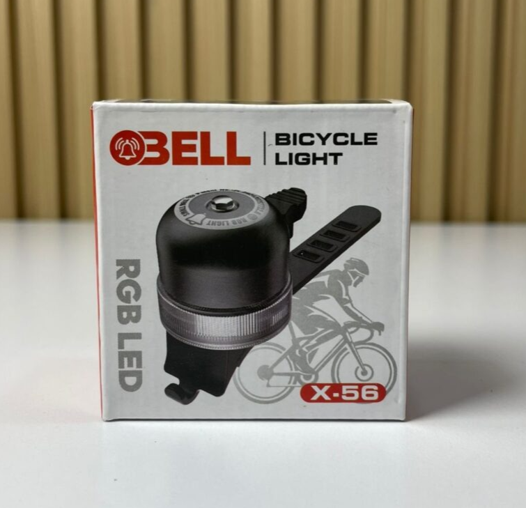 Miniatura 2 de Timbre Con Luz De Seguridad Bicicleta